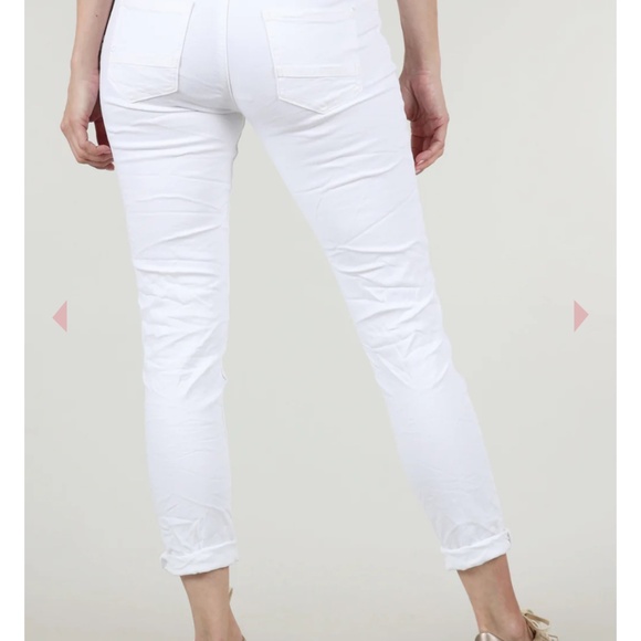 Femme fatale Signature 4 button white pant size small - Picture 2 of 5